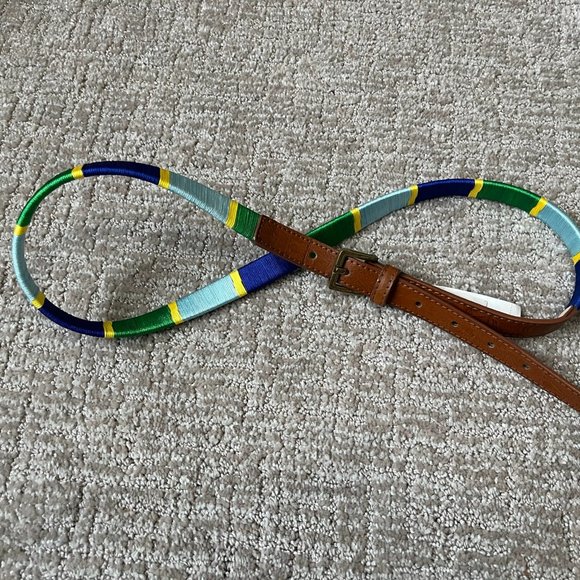 Woven Thread Colorful Belt - NEW - Picture 2 of 5